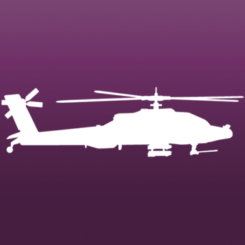 Helicopter v2 Iron on Decal